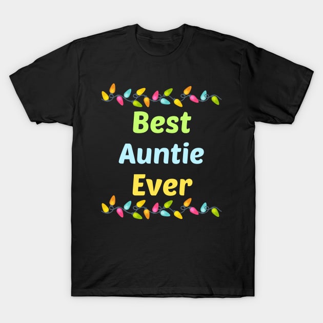 Family Light Auntie T-Shirt by blakelan128